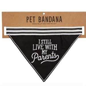 NWT! I Still Live With My Parents Pet Bandana